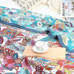 Flower Patch Cotton Gauze Blanket