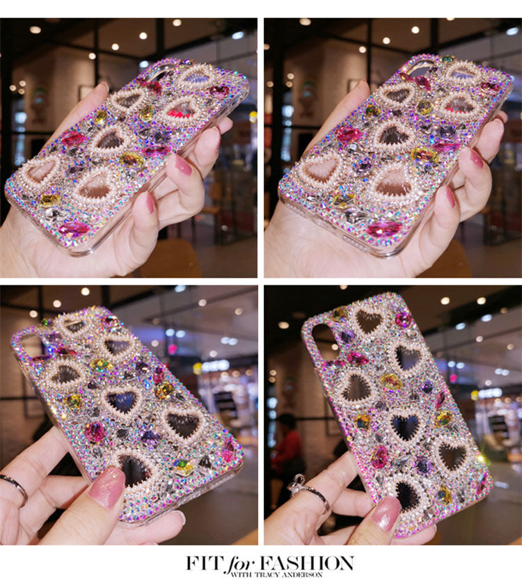 DIY iPhone Case Crystal Heart