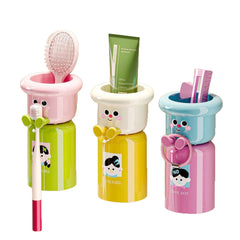 Magnetic toothbrush cup