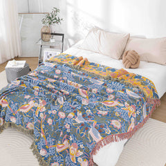 Flying Bird Cotton Gauze Blanket