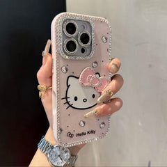 IPhone 16ProMax Phone Case Diamond Hello Kitty