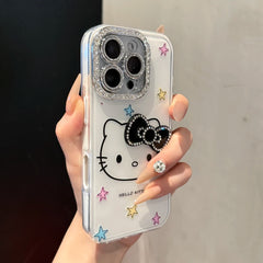 IPhone 16kt mobile phone case cat bow