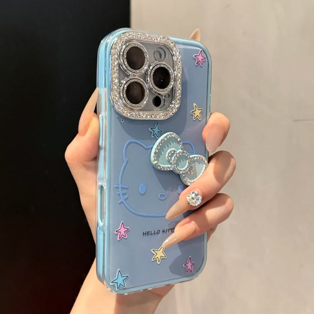 IPhone 16kt mobile phone case cat bow
