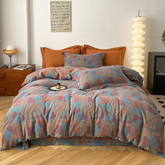 Full double layer gauze bedding sets