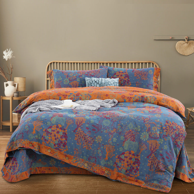 Atlantis Cotton Gauze Bedding Set